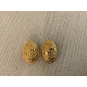 Vintage Christian Dior Clip On Earrings